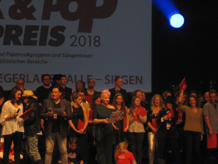 Ingrid Hofer Teddy Eddy Deutscher Rock & Pop Preis 2018