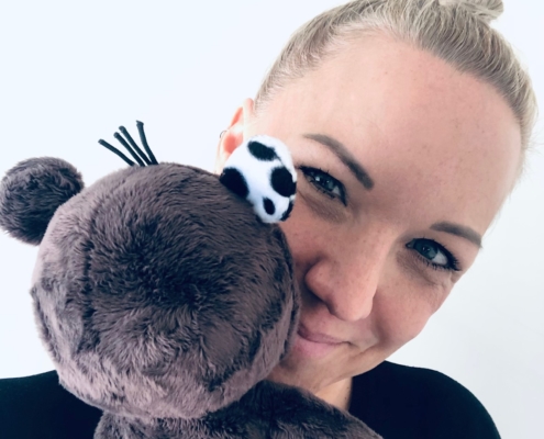 Teddy Eddy Kuschelbär & Ingrid Hofer