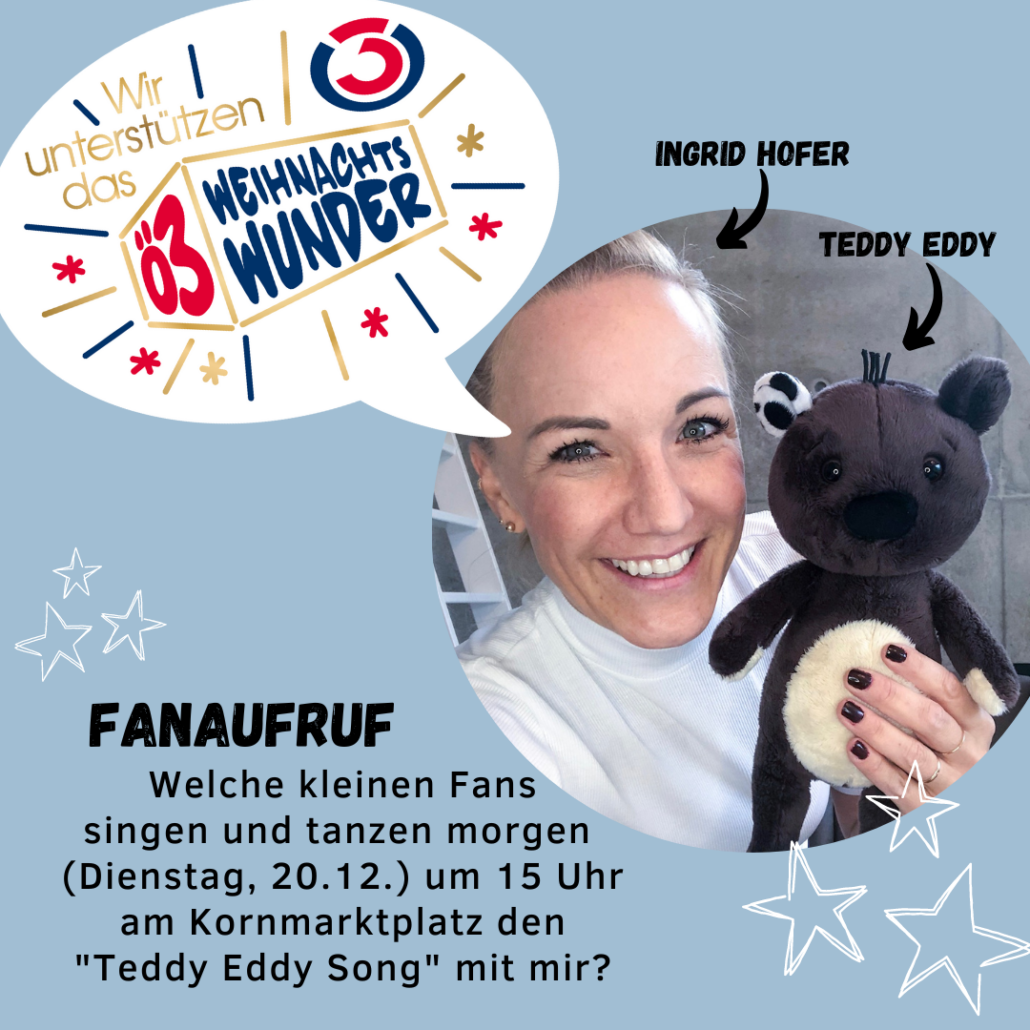 Ö3 Weihnachtswunder mit Teddy Eddy