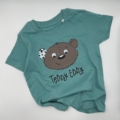 Teddy Eddy T Shirt Teal Monstera kurzarm