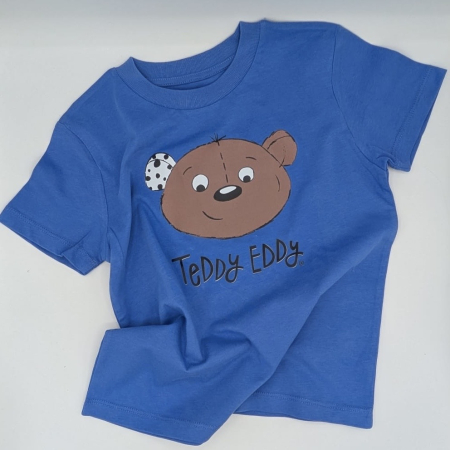 teddy eddy t shirt kurzarm bright blue