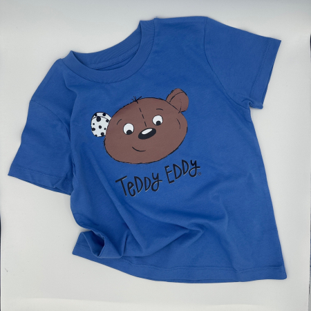 teddy eddy kurzarmshirt ingrid hofer bright blue