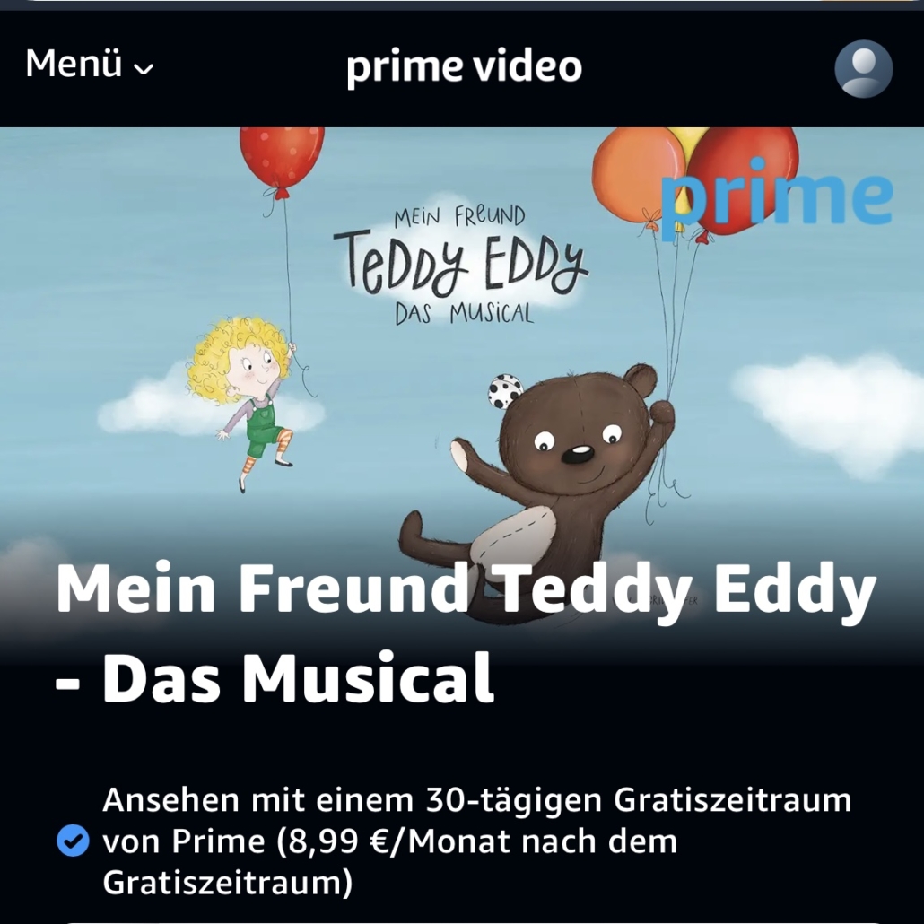 Teddy Eddy Musical auf amazon prime