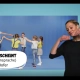 Kinder tanzen und lernen Gebärdensprache.