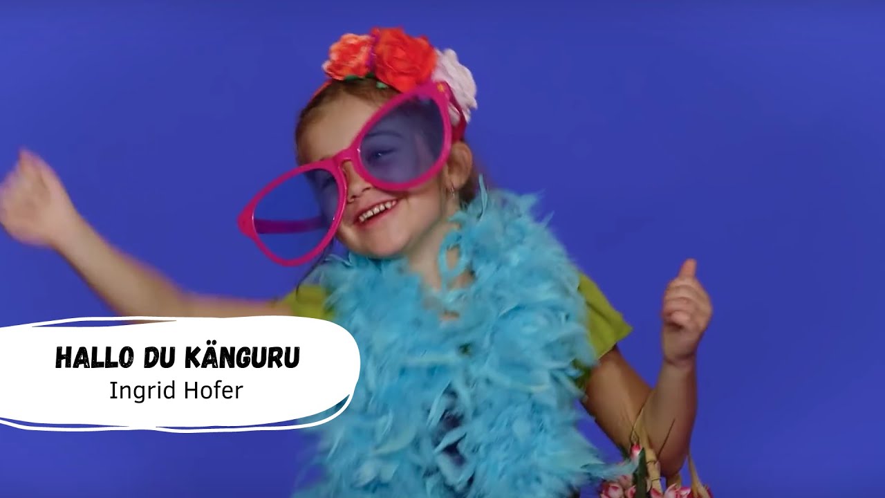 Video Kinderlied Hallo du, Känguru